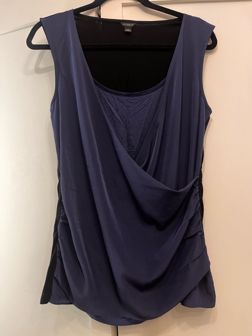 Ann Taylor Black Crewneck Top